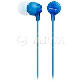 Наушники + микрофон SONY MDR EX 15 AP (blue)