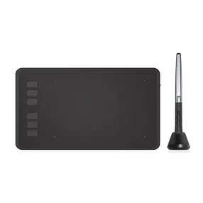 Графический планшет HUION H640P,  5080 lpi, Чувствительность к нажатию 8192, Интерфейс USB, 160*100 мм. (6,3"х 3,9"), Чёрный