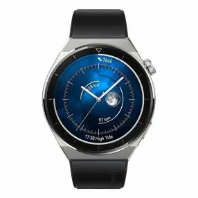 Смарт часы HUAWEI WATCH GT 3 Pro (Light Titanium Case Black Fluoroelastomer Strap) (ODN-B19) (55028473)