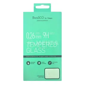 Защитная пленка для дисплея BoraSCO Full Cover+Full Glue для IPhone 7/8 Черная рамка (22006)(0)
