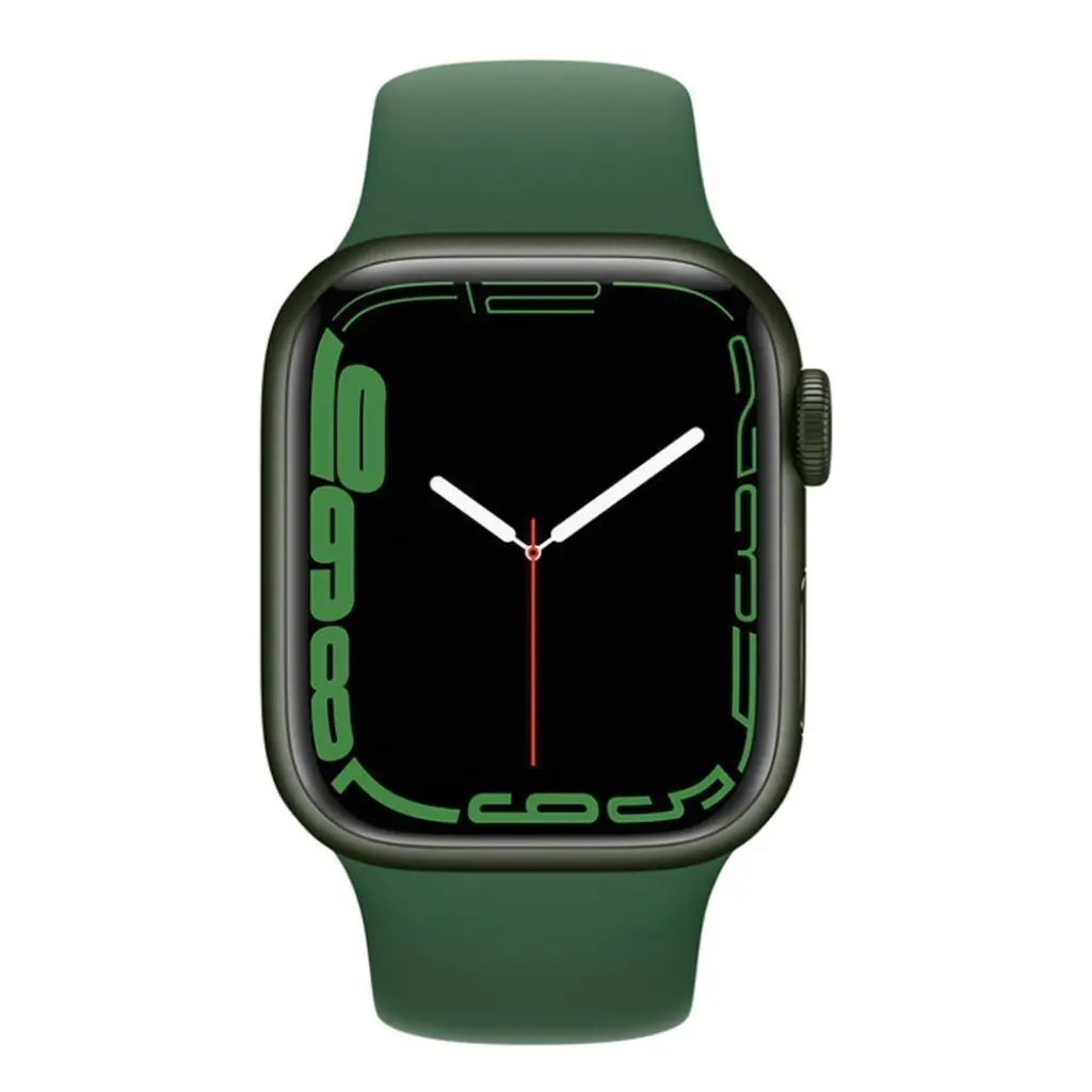 Смарт часы APPLE Watch Series 7 GPS, 41mm Green Aluminium Case with Clover Sport Band (MKN03GK/A)