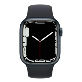 Смарт часы APPLE Watch Series 7 GPS, 41mm Midnight Aluminium Case with Midnight Sport Band (MKMX3GK/A)