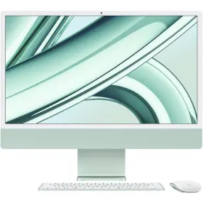 Моноблок мультимедийный APPLE iMac 24 2023 (MQRN3) 23.5 Retina 4.5K/Apple M3 8-Core/8/SSD256/M3 10-Core/MacOS/Green
