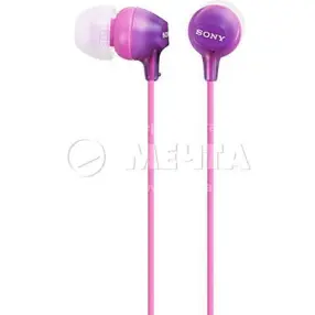 Наушники + микрофон SONY MDR EX 15 AP (violet)