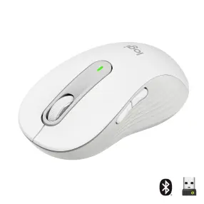 Мышка LOGITECH M650L Signature Bluetooth Mouse - OFF-WHITE