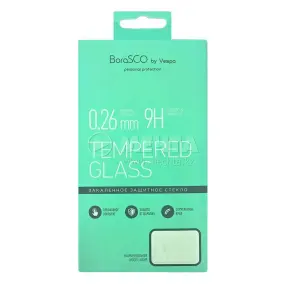 Защитная пленка для дисплея BoraSCO 3D для Apple Iphone 12 Pro Max Черная рамка стекло (39179)(0)