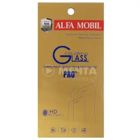 Защитная пленка для дисплея Alfa Mobil (Стекло) на Apple Iphone 7+ (5.5) антиблик (золотое)(0)