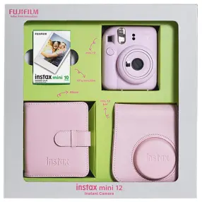 Фотоаппарат моментальной печати FUJIFILM INSTAX MINI 12 BUNDLE (BLOSSOM PINK)