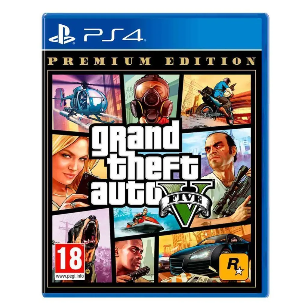 Видеоигра для PS 4  GTA 5 Premium Edition