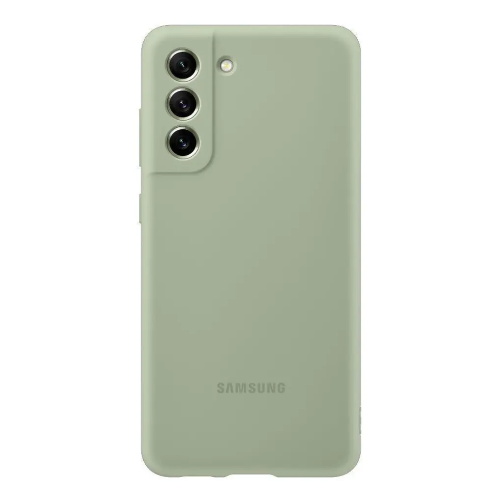 Чехол для телефона SAMSUNG Silicone Cover S21 FE olive green (EF-PG990TMEGRU)