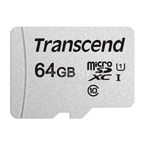 Карта памяти TRANSCEND MicroSD 64GB (TS64GUSD300S) U1