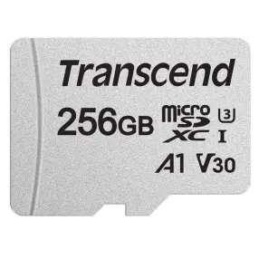 Карта памяти TRANSCEND MicroSD 256GB Class 10 U3 A1 (TS256GUSD300S-A)