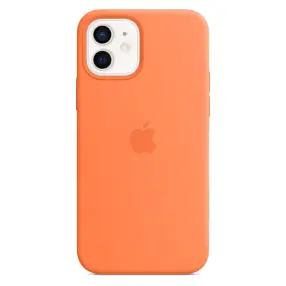 Чехол для телефона APPLE iPhone 12/12Pro Silicone Case with MagSafe - Kumquat (MHKY3ZM/A)(0)
