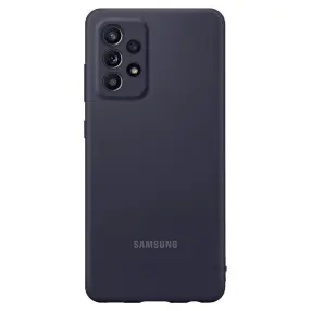 Чехол для телефона SAMSUNG Silicone Cover A52 black (EF-PA525TBEGRU)(0)