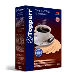 Фильтр (для кофе) TOPPERR 3015 №2/100 шт. коричневый