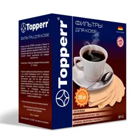Фильтр (для кофе) TOPPERR 3046 №4/200 шт. коричневый
