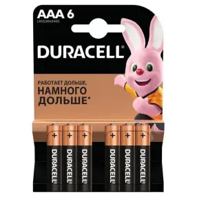 Батарейка DURACELL AAA (6шт)