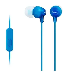 Наушники + микрофон SONY MDR-EX14AP (blue)