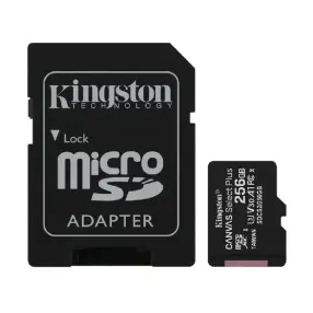 Карта памяти KINGSTON 256Gb SDCS2/256GB Class 10 UHS-I (SD адаптер)