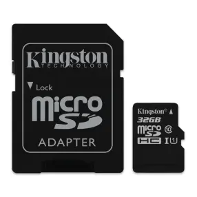 Карта памяти KINGSTON 32Gb SDCS2/32GB Class 10 UHS-I (SD адаптер)