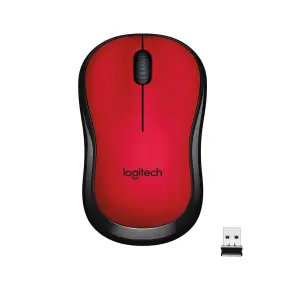Мышка LOGITECH USB M 220 wireless Red