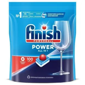 Таблетки FINISH POWER 100 для посудомоечных машин