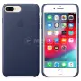Чехол для телефона APPLE iPhone 8 Plus / 7 Plus Leather Case - Midnight Blue (MQHL2ZM/A)(1)