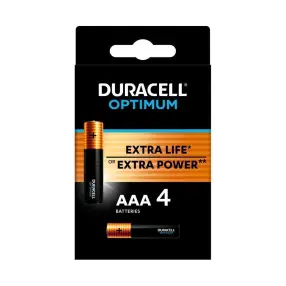 Батарейка DURACELL AAA Optimum (4 шт)