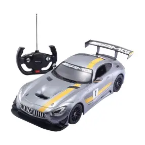 Детская игрушка RASTAR Радиоуправляемая машина Mercedes-AMG GT3 Perfomance 1:14, 74100G (серая)