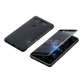 Чехол для телефона SONY Xperia XZ2 Compact с окном (черный) SCTH50(0)