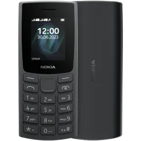 Телефон сотовый NOKIA 105 (Black/Charcoal)