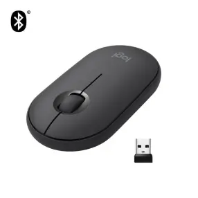 Мышка LOGITECH Pebble M350 Wireless Mouse GRAPHITE