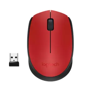 Мышка LOGITECH USB M 171 wireless Red
