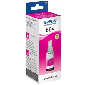 Картридж EPSON C13T66434A Magenta чернила для L100 70ml