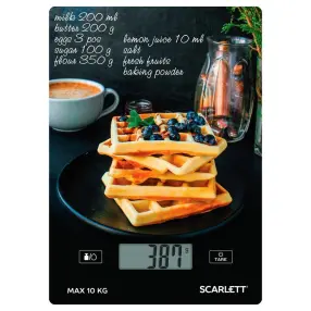 Кухонные весы SCARLETT SC KS57P75 (вафли)