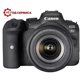 Фотоаппарат гибридный CANON EOS R6 + RF 24-105 mm f/4-7.1 IS STM