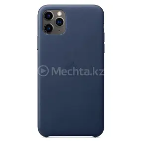 Чехол для телефона APPLE iPhone 11 PRO Max Leather Case Midnight Blue (MX0G2ZM/A)(0)