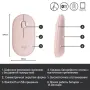 Мышка LOGITECH Pebble M350 Wireless Mouse ROSE(5)