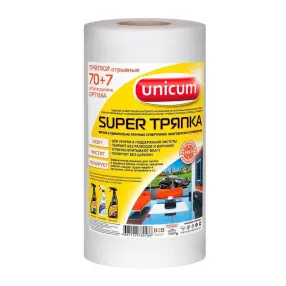 Салфетка UNICUM супер тряпка 70+7 листов (30*24 см)