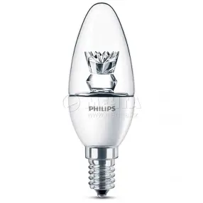 Лампа LED PHILIPS 5.5-40W E14 B35 CL