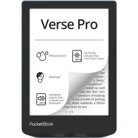Электронная книга POCKET BOOK 634 Verse Pro (PB634-A-CIS) (Azure)