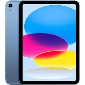 Планшет APPLE 10.9-inch iPad Wi-Fi + Cellular 64GB - Blue (MQ6K3RK/A)