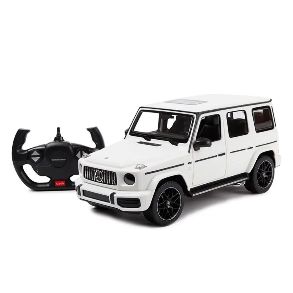 Детская игрушка RASTAR Радиоуправляемая машина 1:14 Mercedes-Benz G63 Geländewagen 95700W (белый)