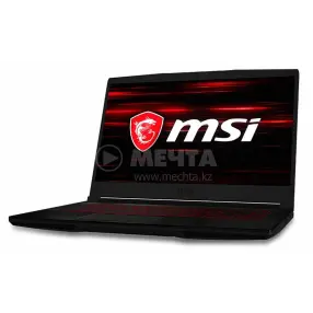 Ноутбук MSI GF63 8RD-496XKZ/15.6 FHD/Core i5 8300H 2.3 Ghz/8/SSD256/NV GTX1050Ti/4/Dos(0)