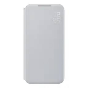 Чехол для телефона SAMSUNG Smart LED View Cover (S22) light gray (EF-NS901PJEGRU)
