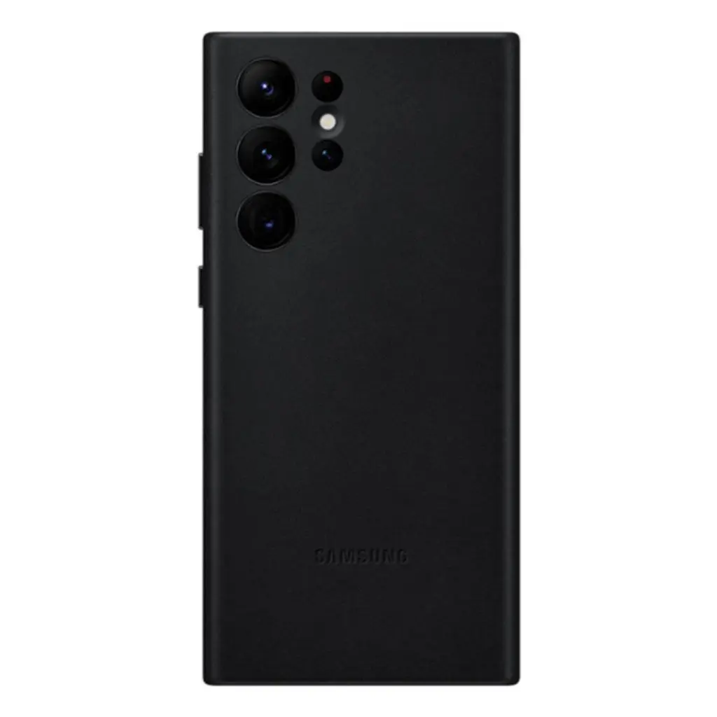 Чехол для телефона SAMSUNG Leather Cover (S22 Ultra) black (EF-VS908LBEGRU)