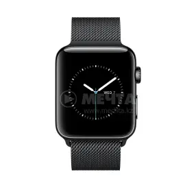 Смарт часы APPLE Watch Series 2 38mm Space Black Stainless Steel Case with Space Black Milanese Loop Model A1757 MNPE2GK/A(0)