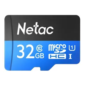 Карта памяти NETAC MicroSD 32GB Class 10 U1 с адаптером SD (P500STN-032G)