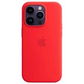 Чехол для телефона APPLE iPhone 14 Pro Silicone Case with MagSafe - (PRODUCT)RED (MPTG3ZM/A)