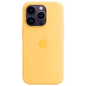 Чехол для телефона APPLE iPhone 14 Pro Silicone Case with MagSafe - Sunglow (MPTM3ZM/A)